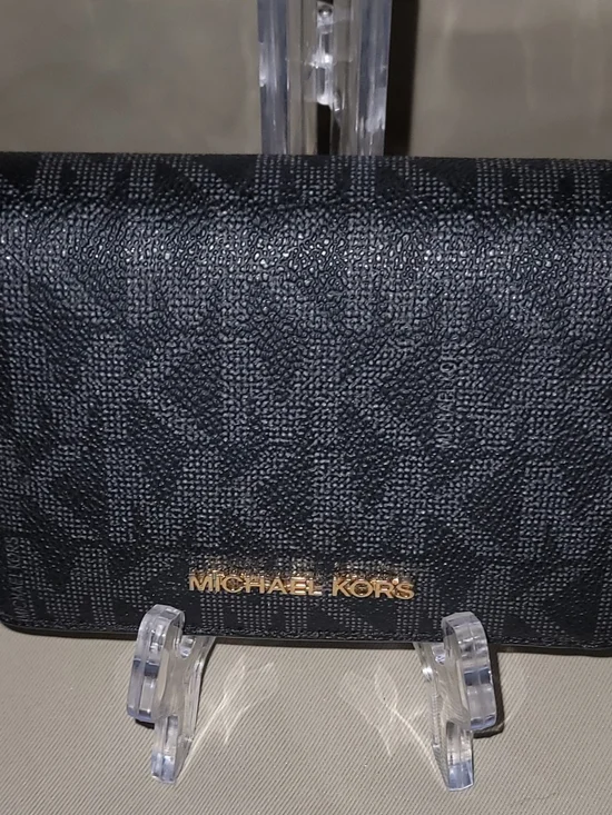 Michael Kors Black Logo Wallet - Picture 2 of 6